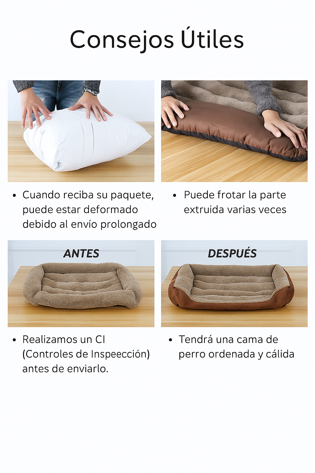 Cama Impermeable para Perros y Gatos