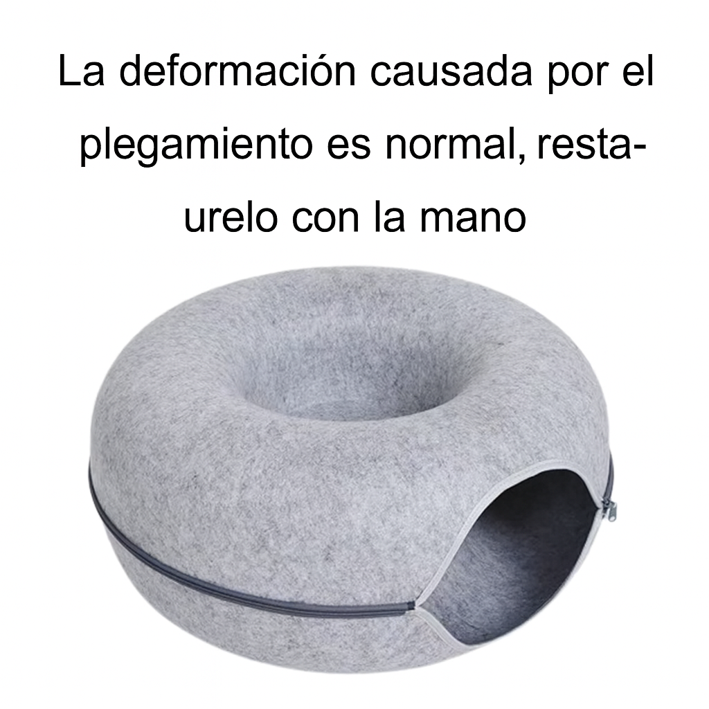 Nido Donut 2 en 1 – Cama y Túnel