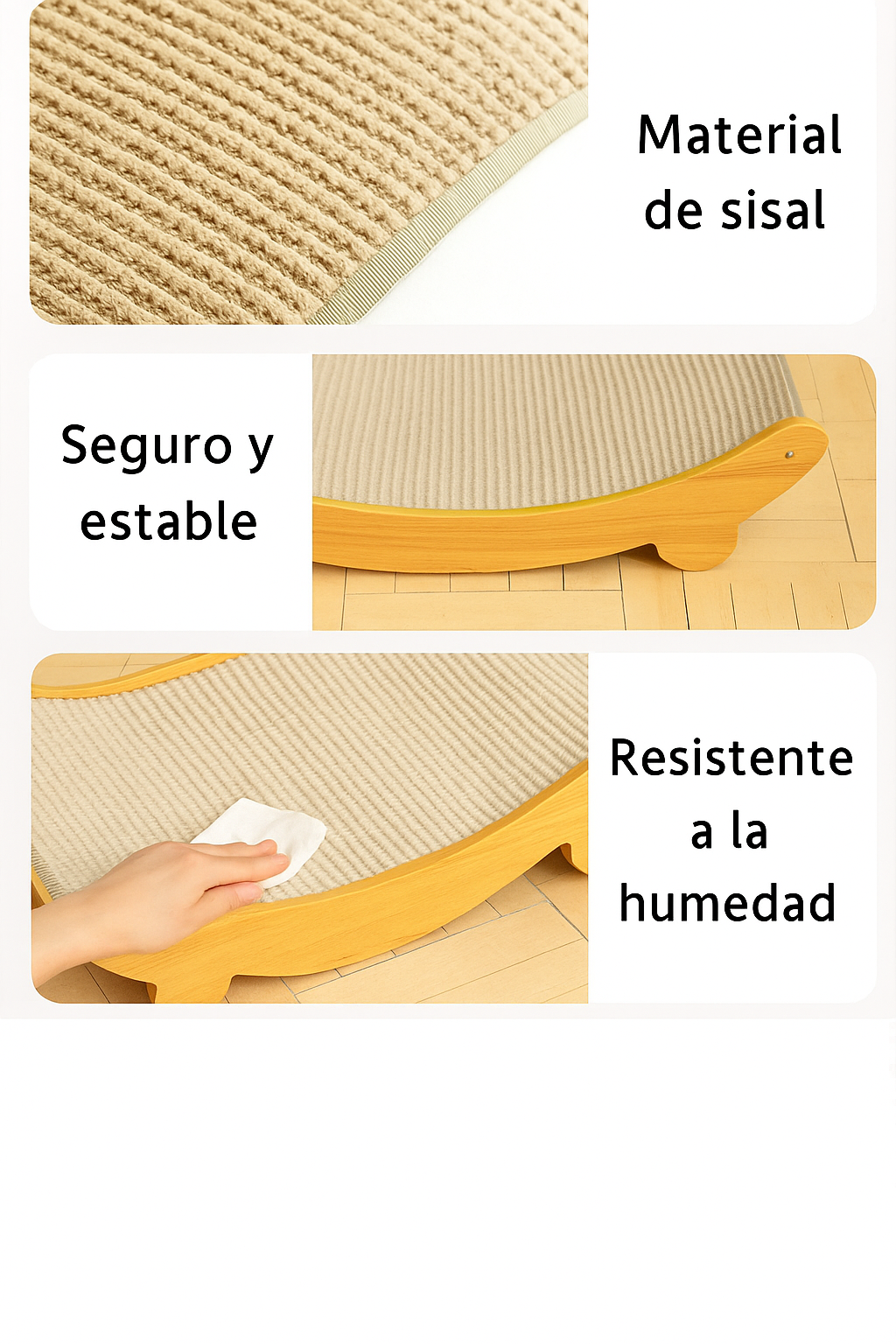 Cama Rascador de Sisal para Gatos