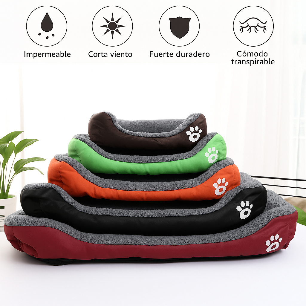 Cama Impermeable para Perros y Gatos